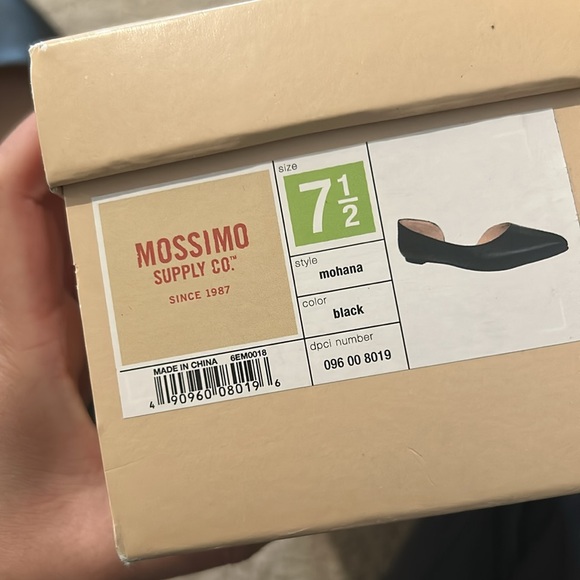 Mossimo Supply Co. black Mohana Pointed Toe Casual Flats Size 7.5 - Picture 9 of 9
